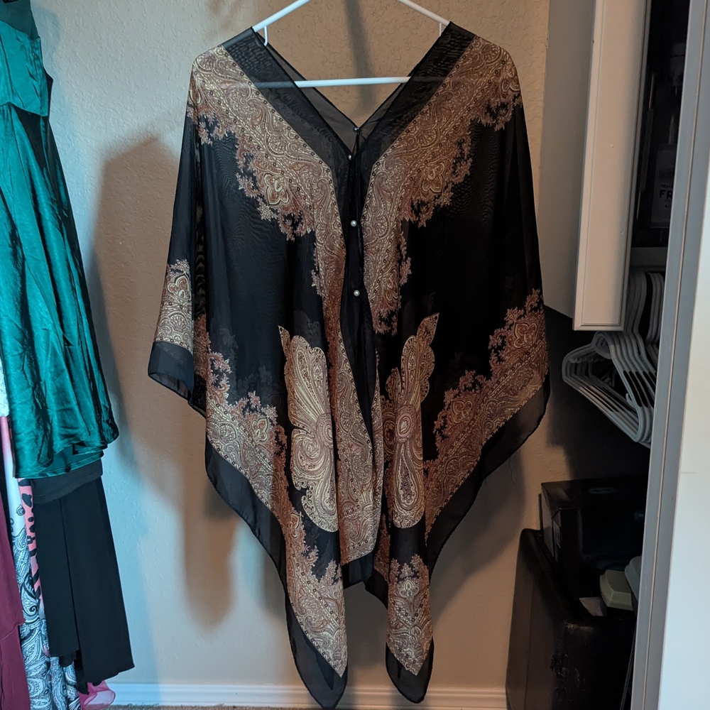 Sheer Swim Cover Up / Layering Piece